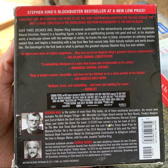 Thriller Audio CD books Dark Tower Use of Force Banquet of Consequences Haunted - Picture 3 of 9